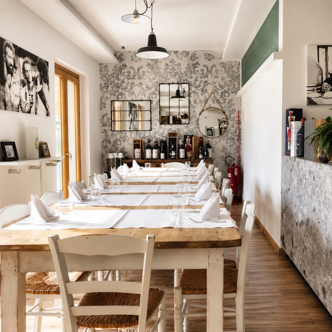 Tavola apparecchiata di Casa Botep